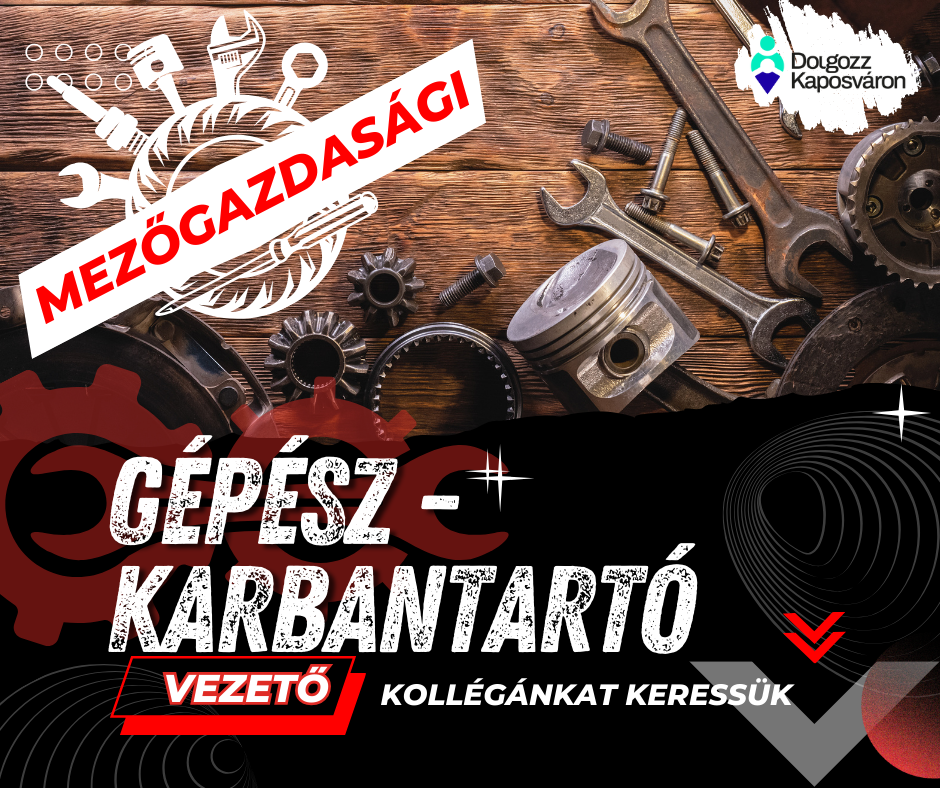 mezőgazdasági gépész fino